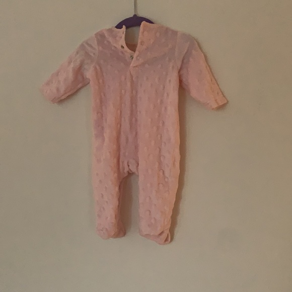 Part of 5/15$ Minky pink pajamas Rock a bye baby 0-3 months - Picture 2 of 6